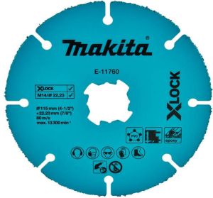Makita E-11760 Doorslijpschijf 115mm TCG | Mtools