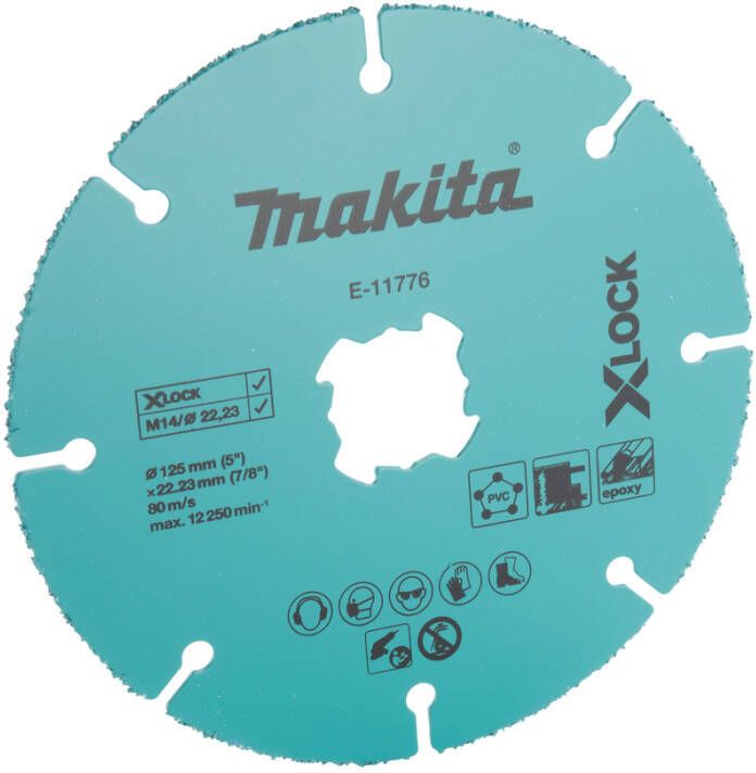 Makita Accessoires Doorslijpschijf 125x22 23x2 0mm E-11776 - Foto 2