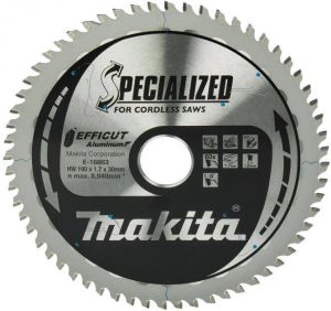 Makita Afkort- en cirkelzaagblad Aluminium | Efficut 190x30(20)mm 60T 0g E-16863