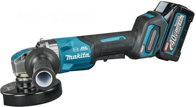 Makita GA047GM201 40 V Max Haakse slijper 125 mm X-LOCK | Mtools