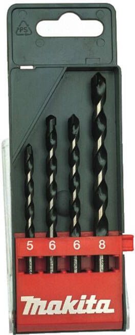 Makita Accessoires Borenset "beton" 4-delig P-10182