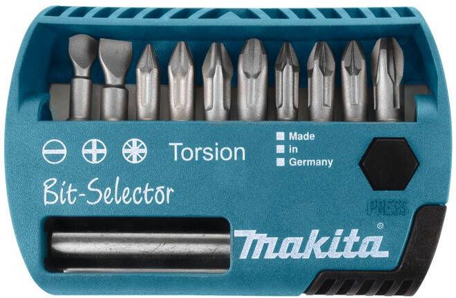 Makita Accessoires Schroefbitset 11-dlg P-53724