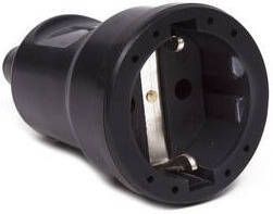 Mtools 000649 Stekker pvc contra zwart + ra |