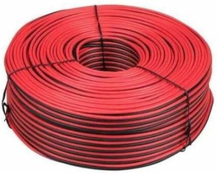 Mtools 000727 Speakersnoer 2 x 0 75 rood zwart |
