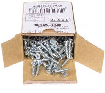 Mtools 001062 Spaanplaatschroef 3 0 x 16 mm |