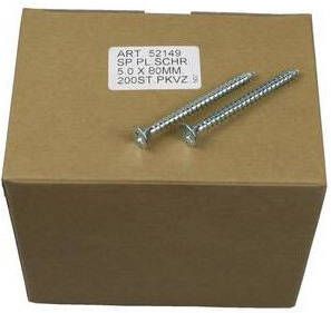 Mtools 001071 Spaanplaatschroef 5 0 x 80 mm |