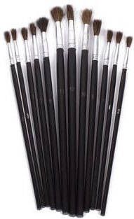 Mtools 001347 Penseelset 12 dlg waaier rond |