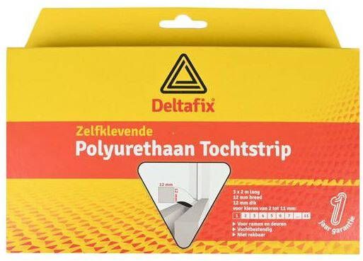 Mtools 001396 Tochtstrip wit foam 3 x 2 mtr 12mm x 12mm |
