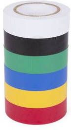 Mtools 001437 Pvc tape 6 x 15 mtr kleur |