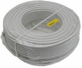 Mtools 002251 Stroomkabel rond 3 x 2 50 wit 100 mtr |