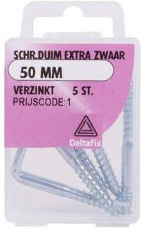 Mtools 002698 Ijzerwaren schroefduim extra zwaar 50 mm |