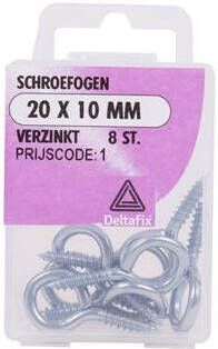 Mtools 002699 Ijzerwaren schroefoog 20 x10 mm |