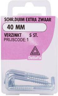 Mtools 002700 Ijzerwaren schroefduim extra zwaar 40 mm |