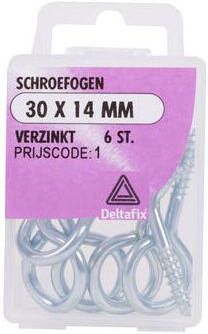 Mtools 002701 Ijzerwaren schroefoog 30 x14 mm |