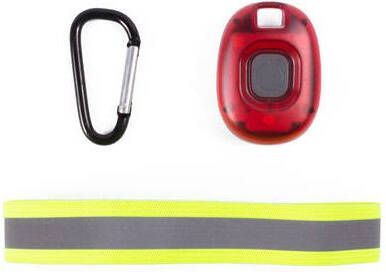 Enzo Benson LED armband reflecterend met led rood 5700330