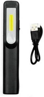 Mtools 013869 Looplamp 3w cob + zaklamp oplaadbaar 1200mah |