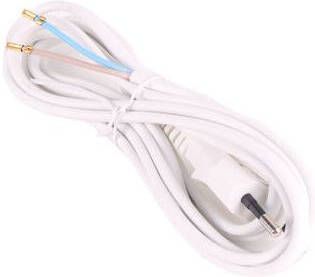 Mtools 013998 Aansluitsnoer 2 mtr wit+ eurostekker |