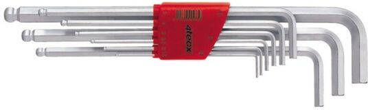 Mtools 4tecx Inbussleutelset zeskant kogelkop 9-delig 1 5 10mm |