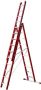 Mtools 4tecx Reformladder 3-delig aluminium 3 x 10 met stalen balk | - Thumbnail 2
