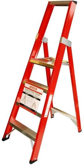 mtools 4tecx Trap enkel oploopbaar aluminium 1 x 4 tredes |