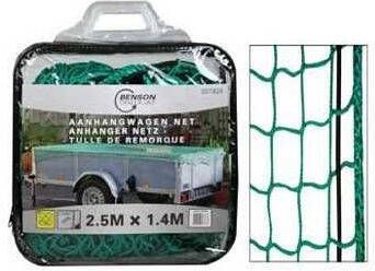 Mtools Aanhangwagennet afdeknet 2 5 x 1 4 mtr. in tas |