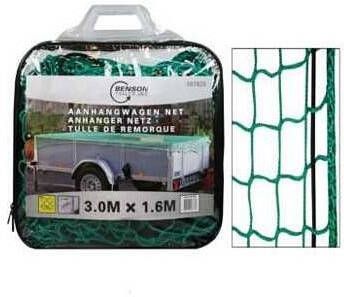 Mtools Aanhangwagennet afdeknet 3 0 x 1 6 mtr. in tas | - Foto 1