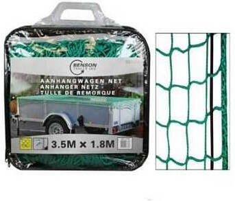 Mtools Aanhangwagennet afdeknet 3 5 x 1 8 mtr. in tas |