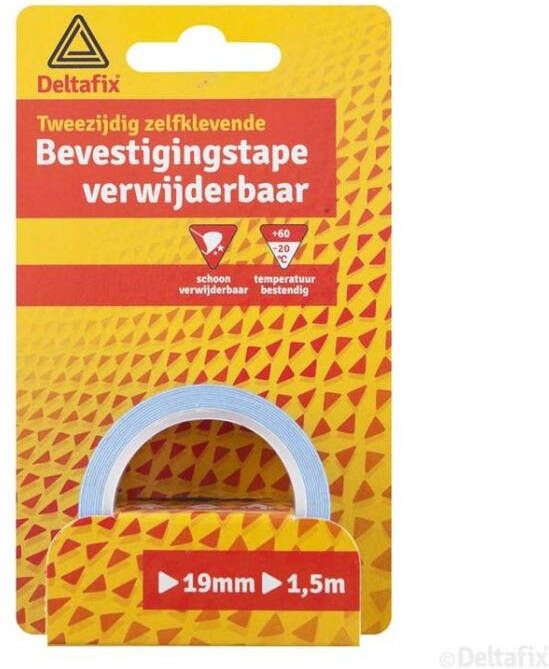 mtools BEVESTIGINGS TAPE VERWIJDERBAAR DUBBELZIJDIGE TAPE WIT 1.5M. |