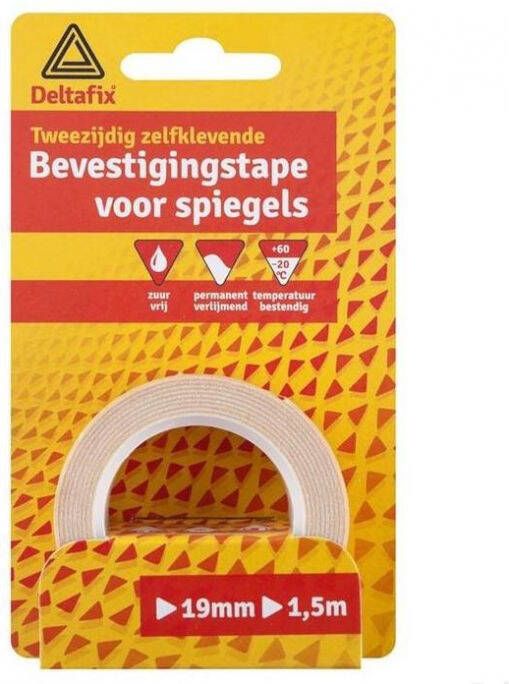 Mtools BEVESTIGINGS TAPE VOOR SPIEGELS DUBBELZIJDIGE TAPE WIT 1.5M |
