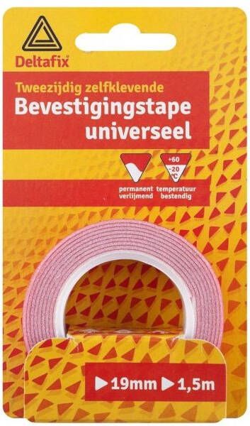Mtools BEVESTIGINGSTAPE UNIVERSEEL DUBBELZIJDIGE TAPE WIT 5M. |