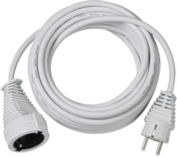 Mtools Brennenstuhl Kwaliteits kunststof verlengsnoer 5m wit H05VV-F 3G1 5 |