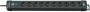 Brennenstuhl Premium-Line stekkerdoos 10-voudig zwart 3m H05VV-F 3G1 5 1951100100 - Thumbnail 2