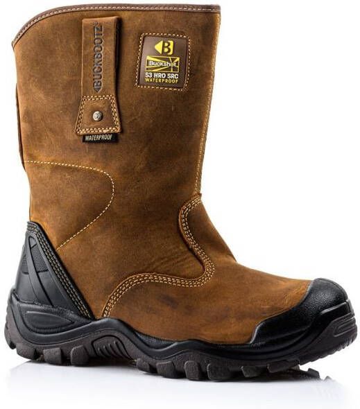 Buckbootz Werkschoen Buckshot Werklaars BSH010 S3 | Donkerbruin | 00.176.070.44 - Foto 2