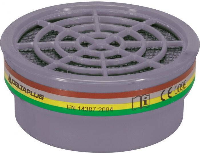 Mtools DELTAPLUS SET VAN 2 FILTERPATRONEN ABEK1 VOOR HALFGELAATSMASKER M6200-JUPITER OF M6400-JUPITER |