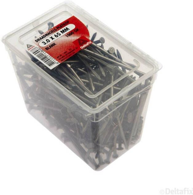 Mtools DRAADNAGELS PLATKOP BLANK 3.0X65 1000GR |