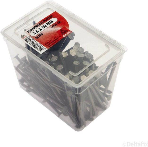 Mtools DRAADNAGELS PLATKOP BLANK 3.5X80 1000GR |