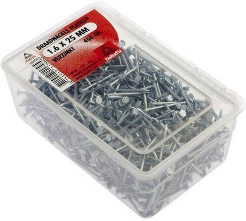 Mtools DRAADNAGELS PLATKOP VERZINKT 1.6X25 200 GR |