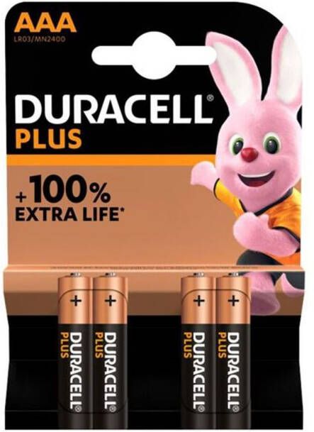 Mtools Duracell Alkaline Plus 100 AAA 4st. |