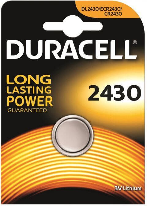 Mtools Duracell Knoopcelbatterij 2430 1st. |