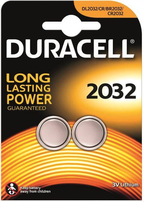 mtools Duracell Knoopcelbatterijen 2032 2st. |