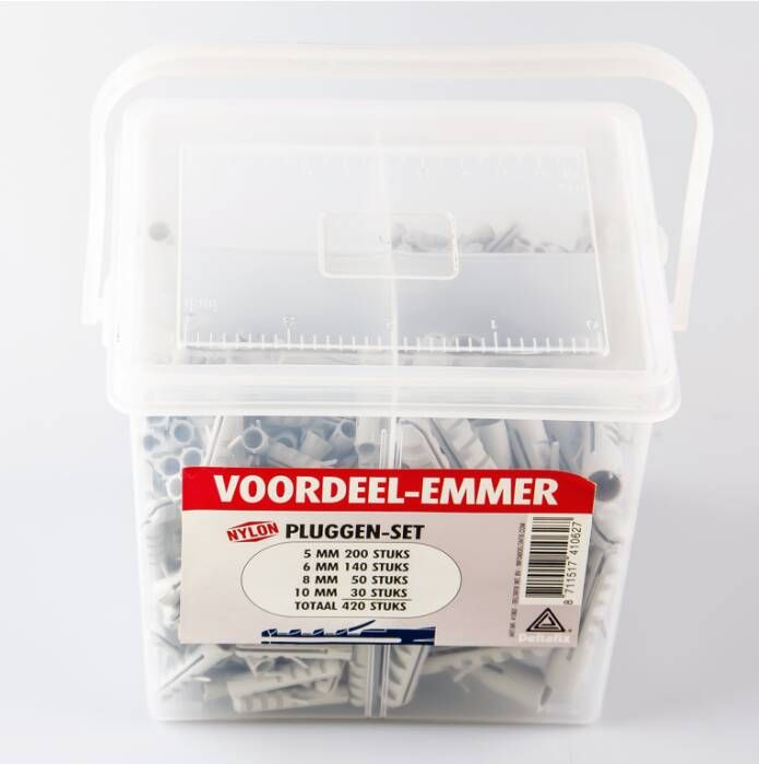 Mtools EMMER PLUGGEN SET GRIJS 420 ST. |