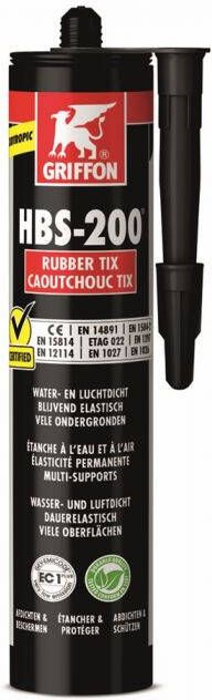 Mtools Griffon HBS-200 Rubber Tix Koker 310 g NL FR DE |