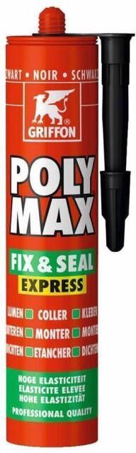 Mtools Griffon Poly Max Fix & Seal Express Zwart Koker 425 g NL FR DE |