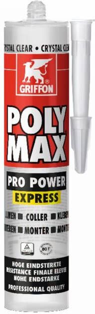 Mtools Griffon Poly Max Pro Power Express Crystal Clear Koker 300 g NL FR DE | - Foto 1