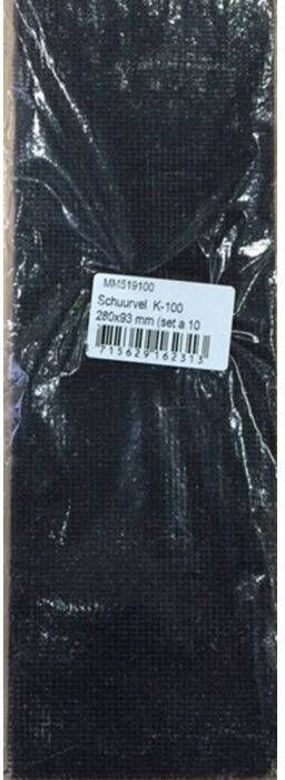 Mtools HET MELKMEISJE Schuurvel K-100 280x93 mm (set a 10 st) |