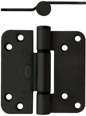 Mtools INTERSTEEL Glijlagerscharnier afgerond 89x89x3 DIN links CE (EN1935: 2002) zwart Geen schroeven toegevoegd. |