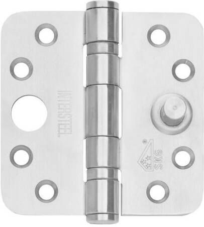 mtools INTERSTEEL SKG3 Kogellagerscharnieren 3.5" afgerond (89x89x3) RVS |