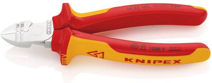 Knipex 1426160 Strip-zijsnijtang VDE 160 mm | Mtools