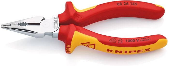 Knipex Kombi-tang verchr. comfort VDE 145 mm 0826145
