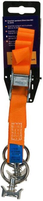 mtools Konvox Smartlok Spanband 25mm klem 803 fit 5018 LC175daN 1 5m oranje |